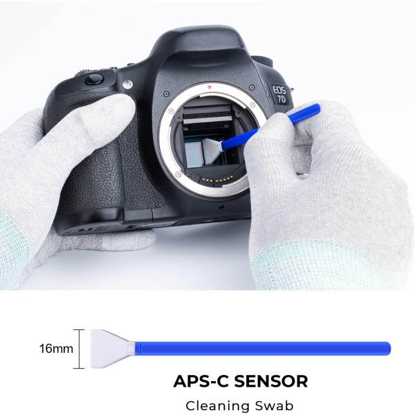 K&F Concept APS-C комплект для чищення 16mm сенсорів (SKU.1616)