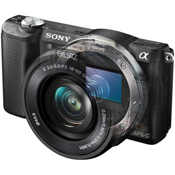 Фотокамера зеркальная Sony Alpha 5000 kit 16-50 Black