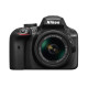 Фотокамера зеркальная Nikon D3400 + AF-P 18-55VR kit