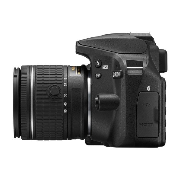 Фотокамера зеркальная Nikon D3400 + AF-P 18-55VR kit