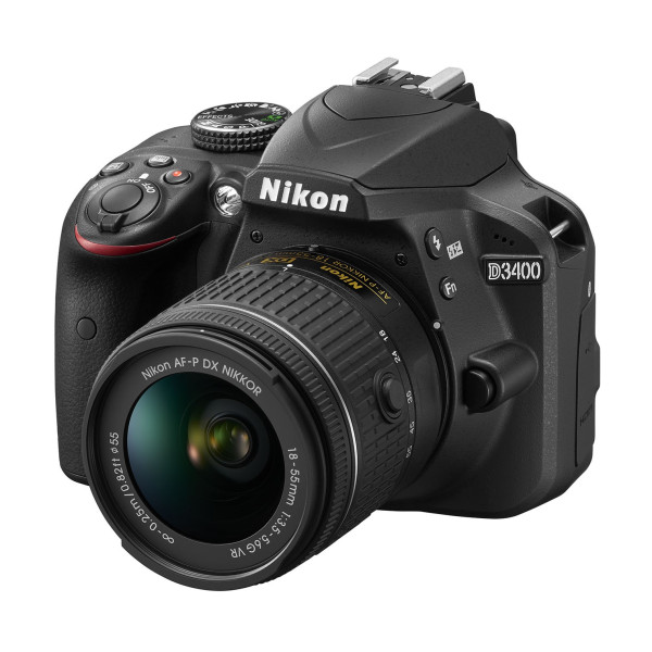 Фотокамера зеркальная Nikon D3400 + AF-P 18-55VR kit