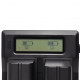 Зарядное устройство MyGear dual DC-LCD для Sony NP-F750/F970, AC кабель