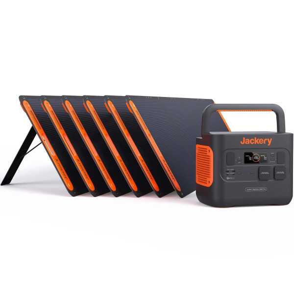 Сонячний генератор Jackery 2000 Pro (Explorer 2000 Pro + 6*Solarsaga 200W+2*конекторів)