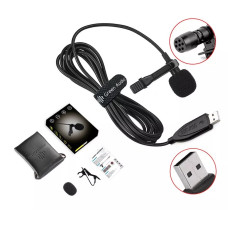Петлічний мікрофон для ПК USB GreenAudio GAM-U01