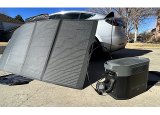 Как зарядить Tesla с помощью портативного генератора EcoFlow