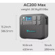 Зарядная станция Bluetti AC200MAX 2048Wh, 568889mAh, 2200W