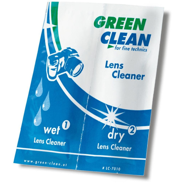 Салфетки для линз Green Clean LC-7010-1 влажная/сухая