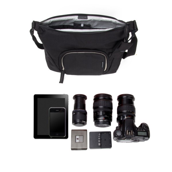 Сумка Crumpler Doozie Photo Sling black /metallic silver