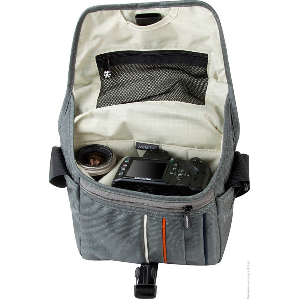 Сумка для дзерка. фото Crumpler Jackpack 3000 dk.mouse grey/off white