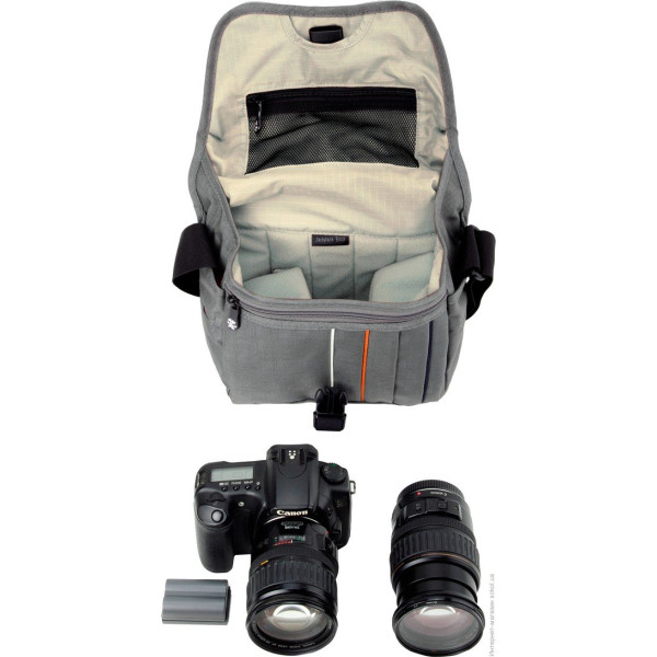 Сумка для дзерка. фото Crumpler Jackpack 3000 dk.mouse grey/off white