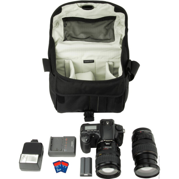 Сумка для зерк. фото Crumpler Jackpack 4000 dull black / dk. mouse grey