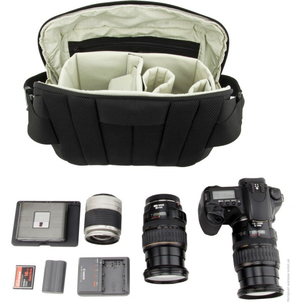 Сумка для зерк. фото Crumpler Jackpack 5500 dull black / dk. mouse grey