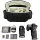 Сумка для зерк. фото Crumpler Jackpack 5500 dull black / dk. mouse grey