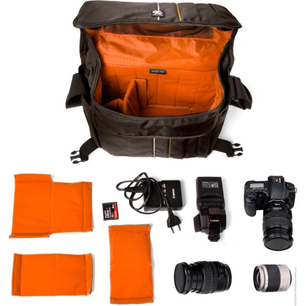 Сумка для зерк. фото Crumpler Jackpack 7500 grey black/orange