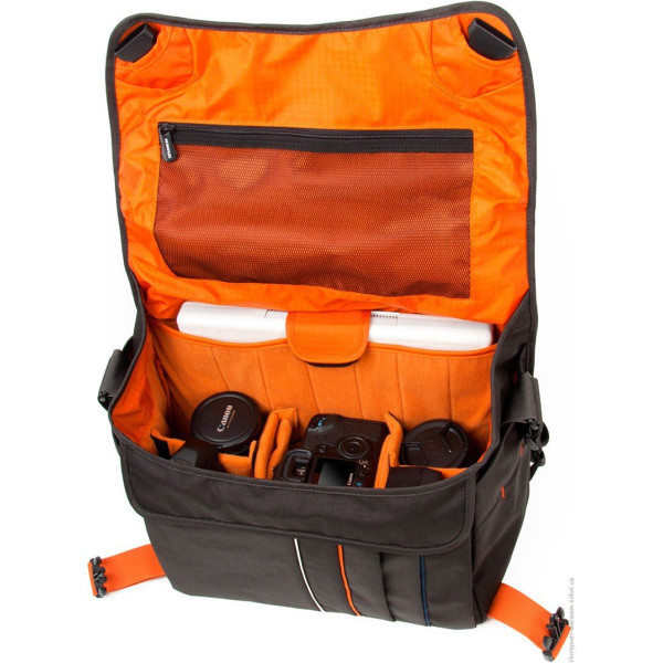 Сумка для зерк. фото и ноутбука 15" Crumpler Jackpack 9000 grey black / orange