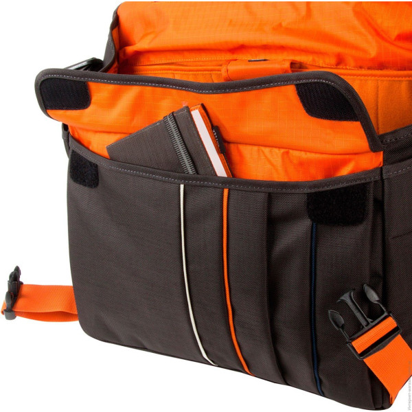 Сумка для зерк. фото и ноутбука 15" Crumpler Jackpack 9000 grey black / orange