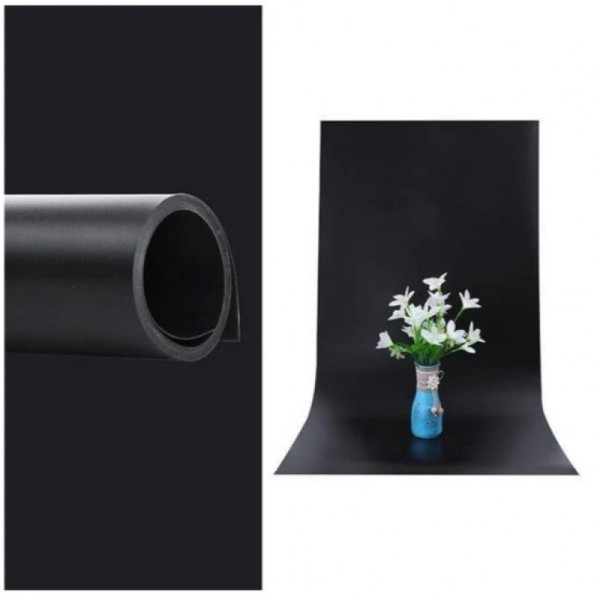 Фон для зйомки Visico PVC-1520 Black (150x200 см)