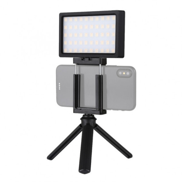 Штатив зі світлом для смартфона Puluz PU461B (RGB)