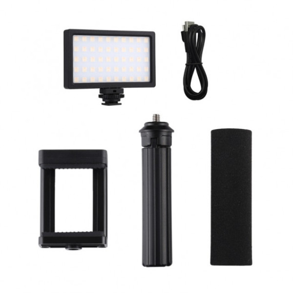 Штатив зі світлом для смартфона Puluz PU461B (RGB)