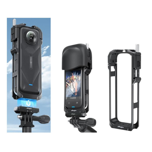 Рамка Insta360 X5 алюмінієва швидкознімна з ковпачком aMagisn PF01
