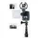 Рамка вертикальная GoPro 13/12/11/10/9 алюминий холодный башмак Telesin GP-FMS-G11-TZ