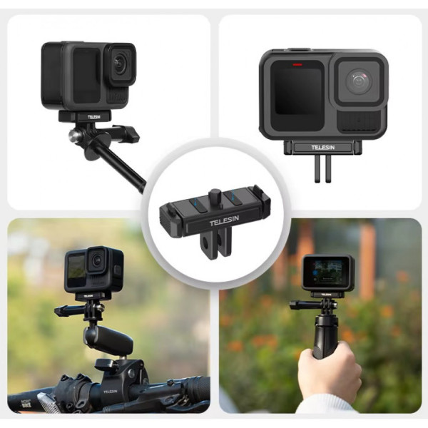 Кріплення GoPro 13 швидкознімне магнітне Telesin S7-JBK-08-TGP