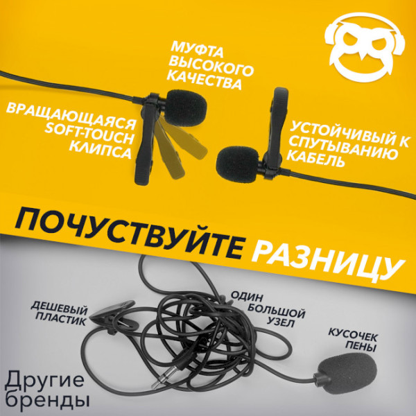 Петличний мікрофон з Lightning конектором (MFI)