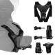 Підборідне кріплення K&F Concept для екшн-камер на мотошолом — сумісне з GoPro Hero, DJI Osmo Action та Insta360 (KF31.159)