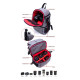 Рюкзак AccPro DAC-1721R grey/red