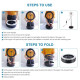 Кільцеве світло зі стійкою Puluz PU480B Ring Light 26см (20W)