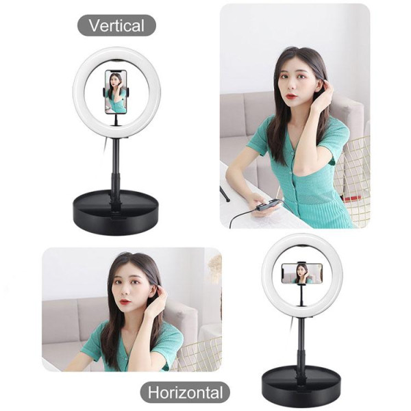 Кільцеве світло зі стійкою Puluz PU480B Ring Light 26см (20W)