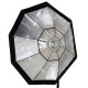 Софтбокс октагон с сотами AccPro SB-120G (120см)