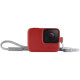 Чехол + ремешок GoPro Sleeve & Lanyard Red (ACSST-012)