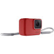 Чехол + ремешок GoPro Sleeve & Lanyard Red (ACSST-012)
