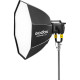 Софтбокс Godox Octa для двухцветной светодиодной лампы KNOWLED MG1200Bi (59 дюймов)