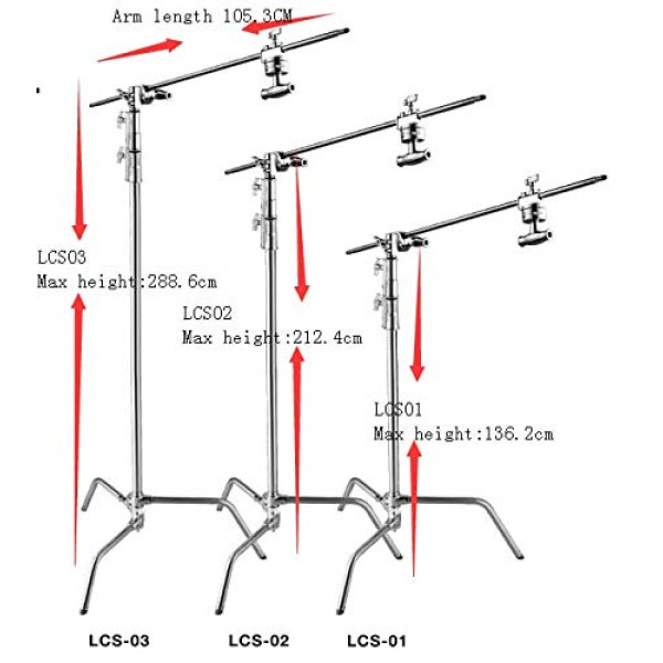 Стойка-штатив С-Stand для осветительных приборов E-IMAGE LCS-02