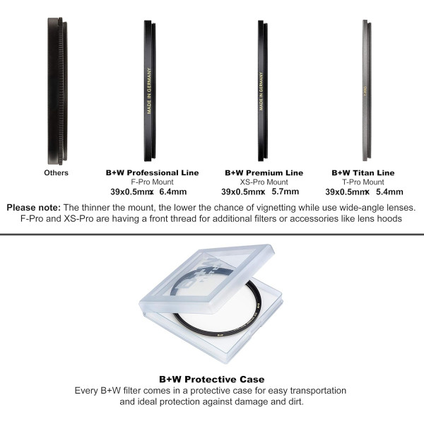 Світлофільтр ультрафіолетовий B+W UV-FILTER MRC nano T-PRO 58 mm ( 1097753 )