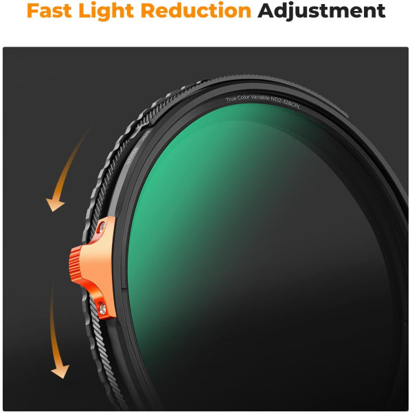 Светофильтр K&F Concept Variable ND2-32+CPL 72mm True Color Variable Nano-X Series (KF01.2572)