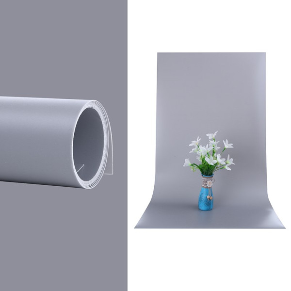 Фон для зйомки Visico PVC-1520 Grey (150x200 см)