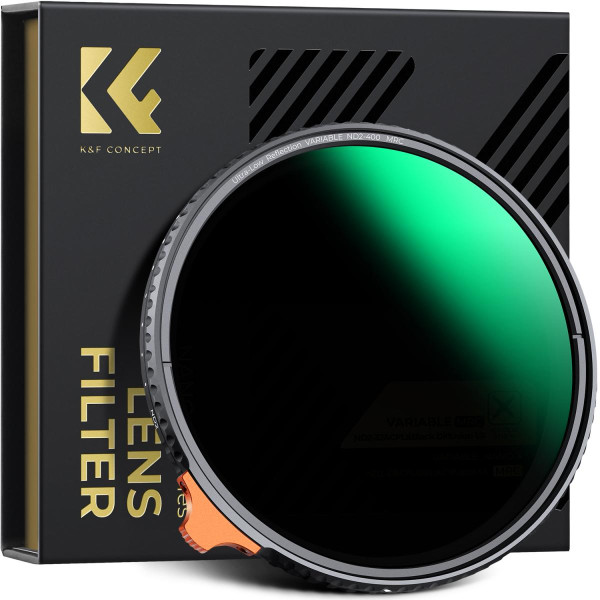 Светофильтр K&F Concept ND2-ND400 переменной плотности 82 мм Nano-X Ultra Low Reflection, Waterproof, Anti-scratch (KF01.3157)