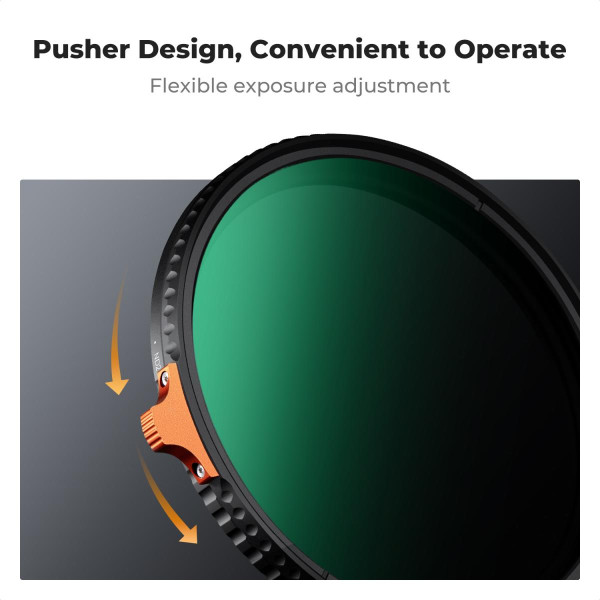 Светофильтр K&F Concept ND2-ND400 переменной плотности 82 мм Nano-X Ultra Low Reflection, Waterproof, Anti-scratch (KF01.3157)