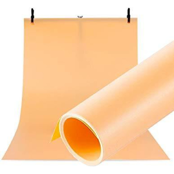 Фон для зйомки Visico PVC-1020 Orange (100x200см)