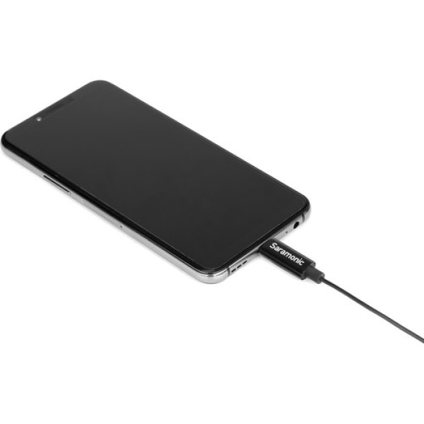 Saramonic LavMicro U3C Подвійні всеспрямовані петличні мікрофони з роз'ємом USB Type-C для пристроїв Android (кабель 19,6 дюйма)