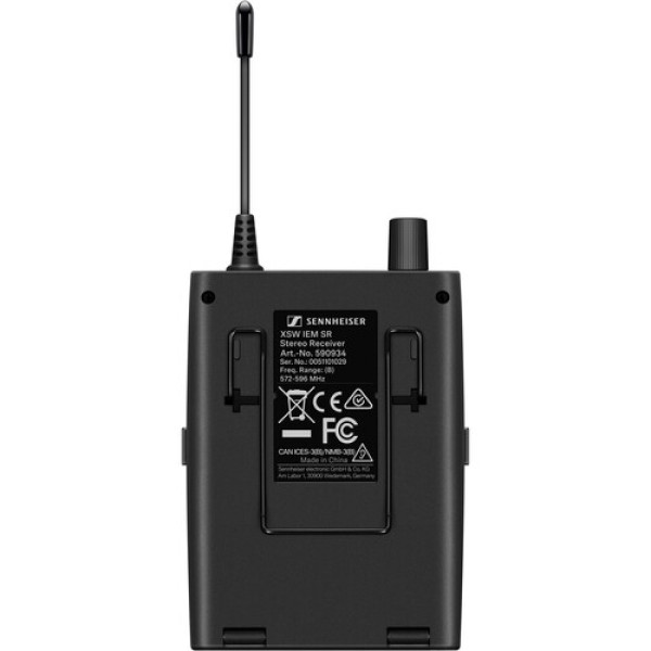 Стерео поясний бездротовий приймач з навушниками IE 4 Sennheiser XSW IEM EK