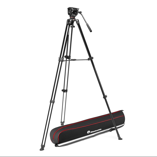 Комплект Manfrotto MVK500XAM: видеоголова 500X + штатив MVT502AM