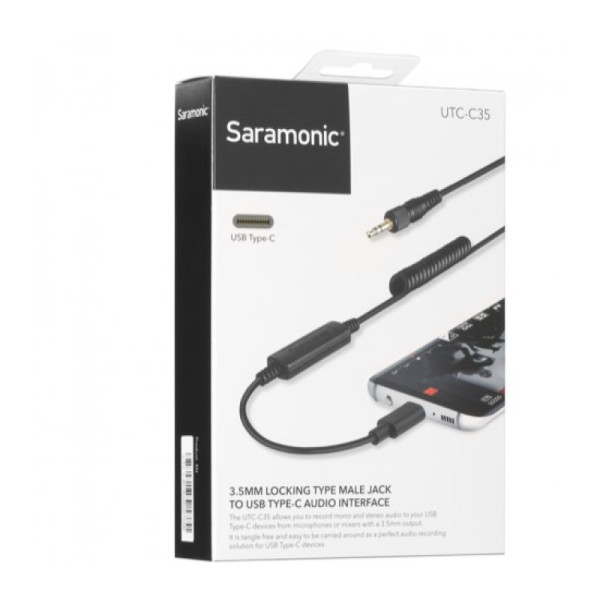 Saramonic UTC-C35 кабель переходник с 3,5 мм на USB-C