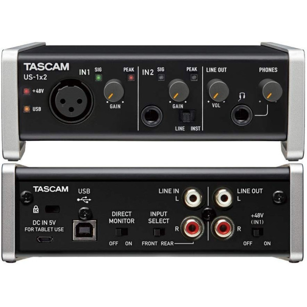 Аудиоинтерфейс TASCAM US-1х2