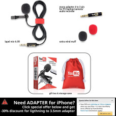 Петличний мікрофон LAVALIER LAPEL YouMic