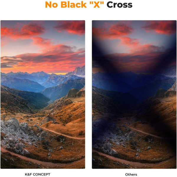 Светофильтр K&F Concept Variable ND2-32+CPL 77mm True Color Variable Nano-X Series (KF01.2573)