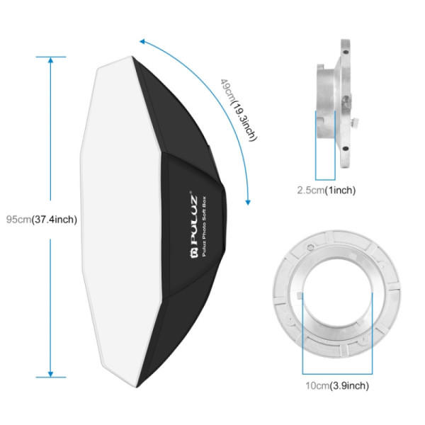 Софтбокс октагон Puluz PU5125 90см